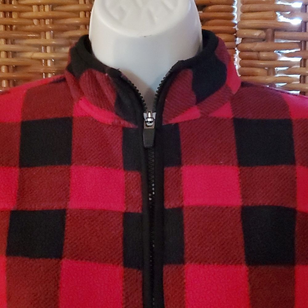 Lands End Plaid Jacket L - Picture 2 of 11